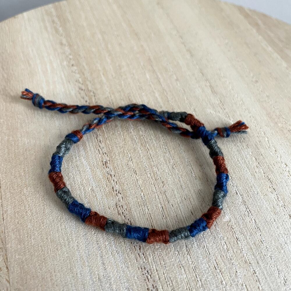 Beulah Bracelet anklet trendy comfortable tie embroidery thread woven gift